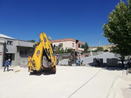 Kilit parke taşı ustası